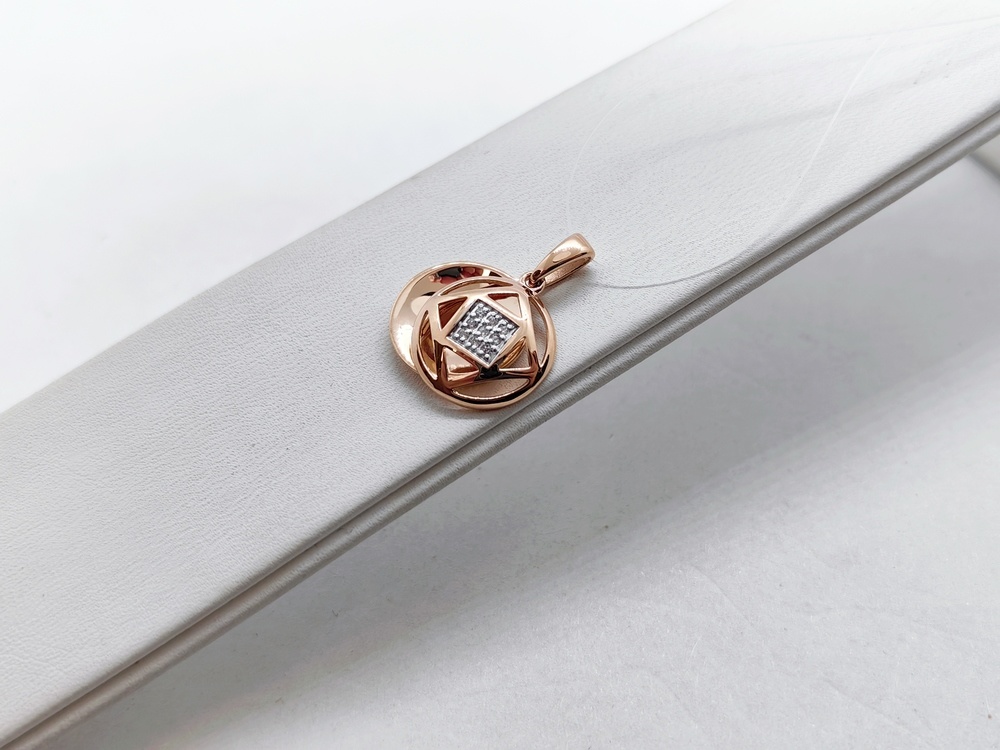 ПОДВЕСКА С КАМНЯМИ (Au 585)