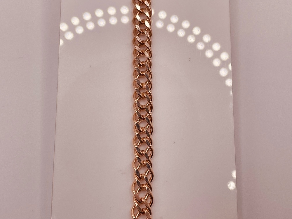 БРАСЛЕТ ПУСТОТЕЛЫЙ Ромб (Au 585)