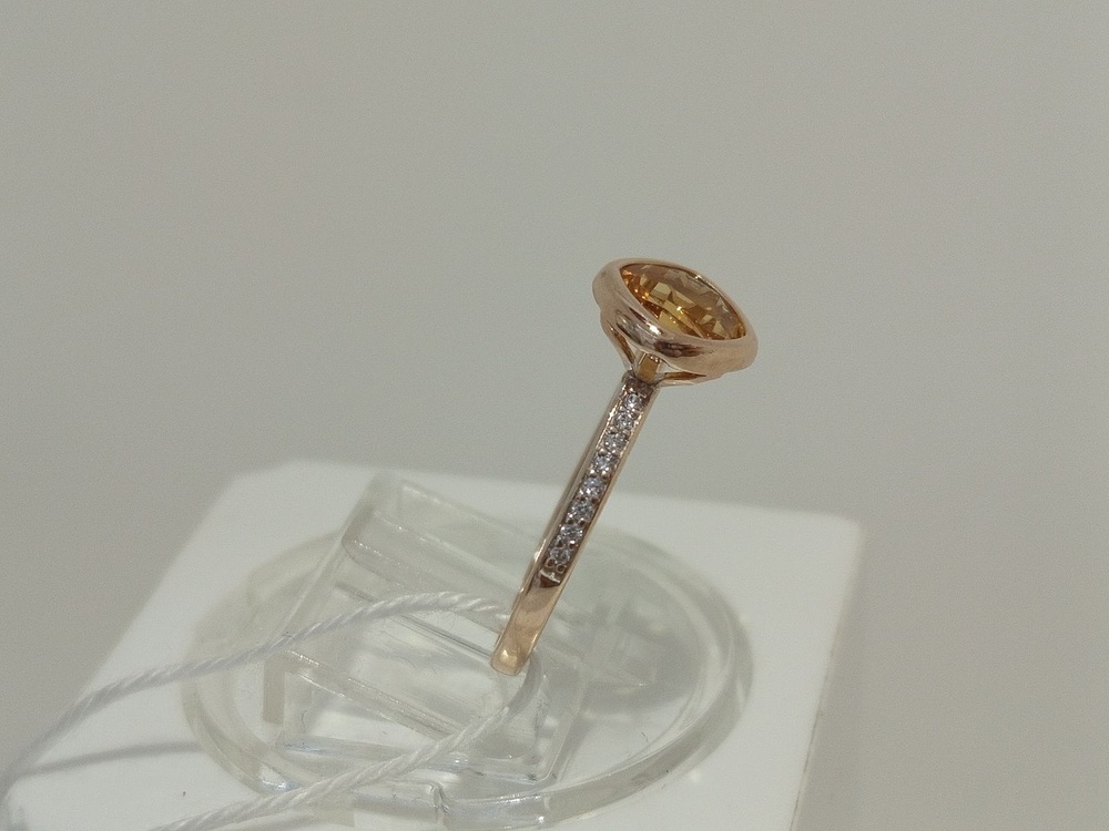 КОЛКМИ585 КОЛЬЦО С КАМНЯМИ (Au 585)