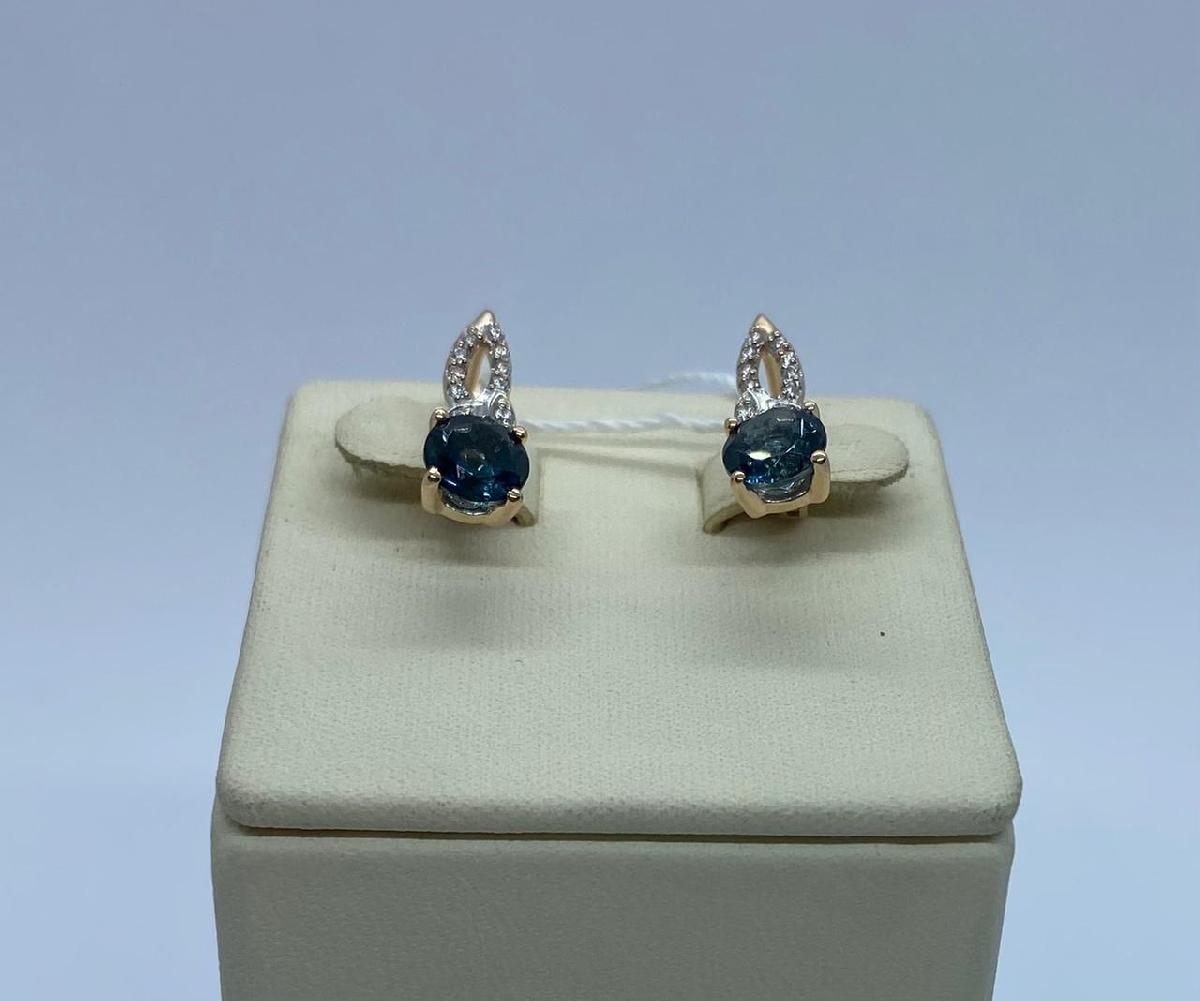 СЕРЬГИ С КАМНЯМИ (Au 585)