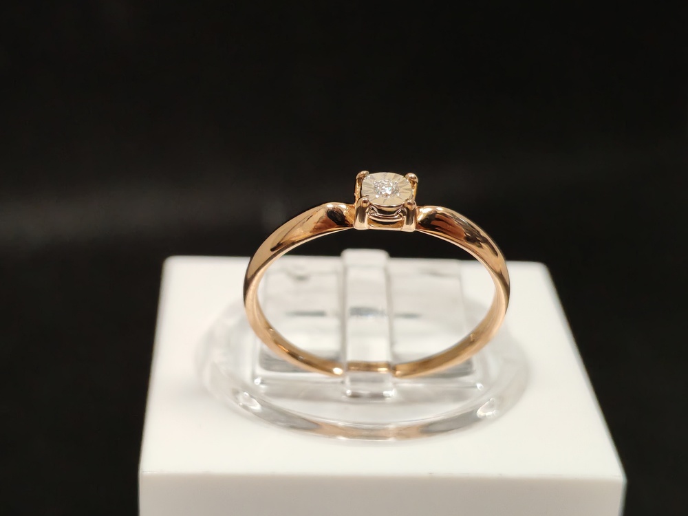 КОЛЬЦО БРИЛЛИАНТ Au 585