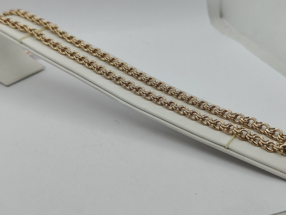 ЦПБС585 ЦЕПЬ ПУСТОТЕЛАЯ Бисмарк (Au 585)