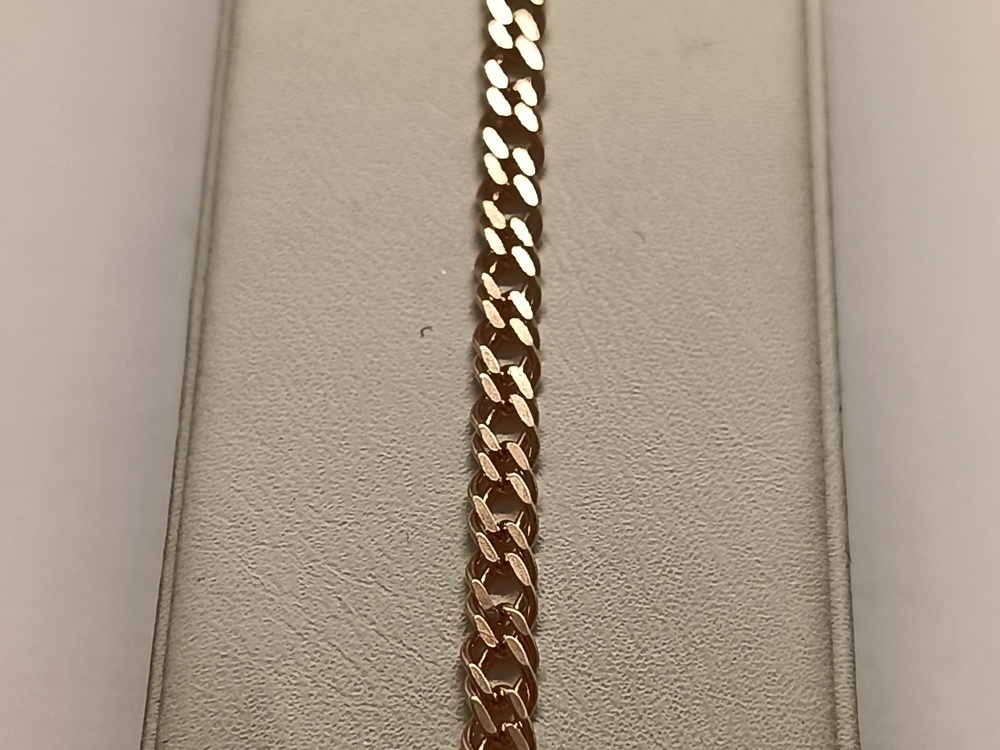 БРАСЛЕТ ПОЛНОВЕСНЫЙ Ромб двойной Au 585