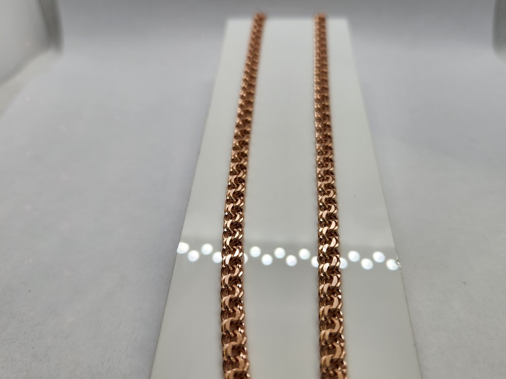 8080200П-55 ЦЕПЬ ПУСТОТЕЛАЯ Бисмарк (Au 585)