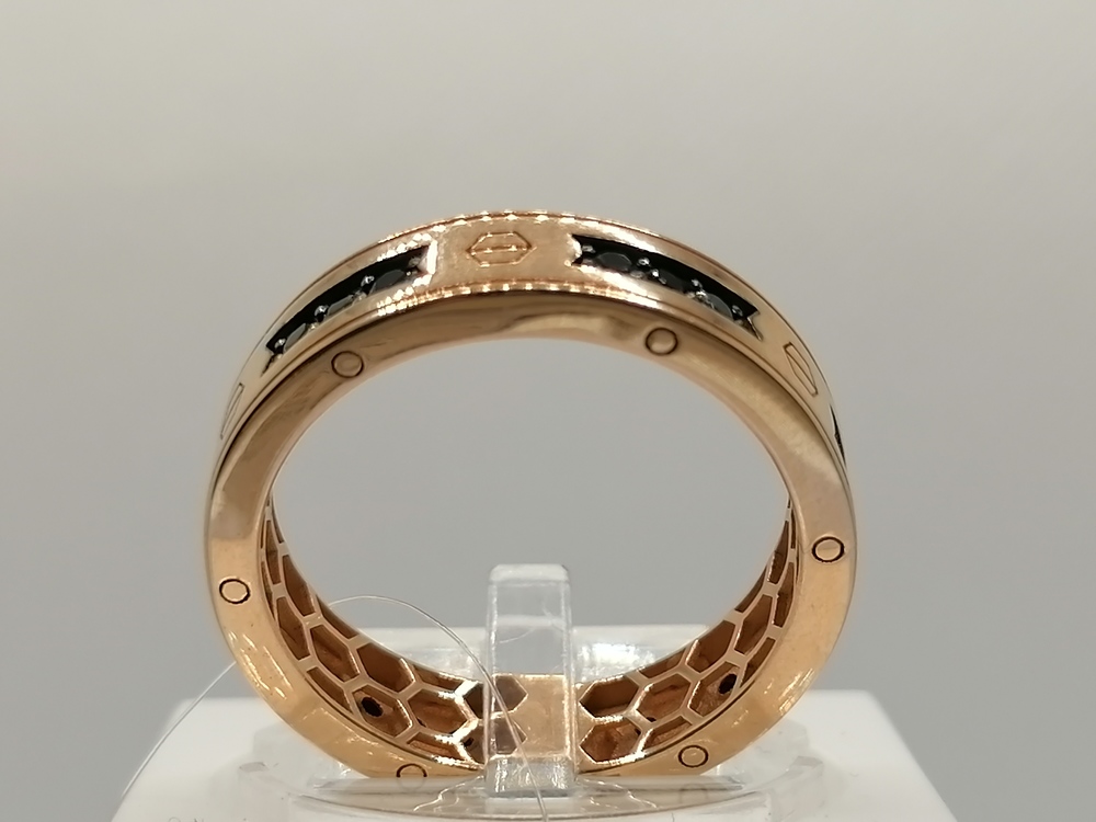 КОЛЬЦО ПЕЧАТКА с камнями (Au 585)