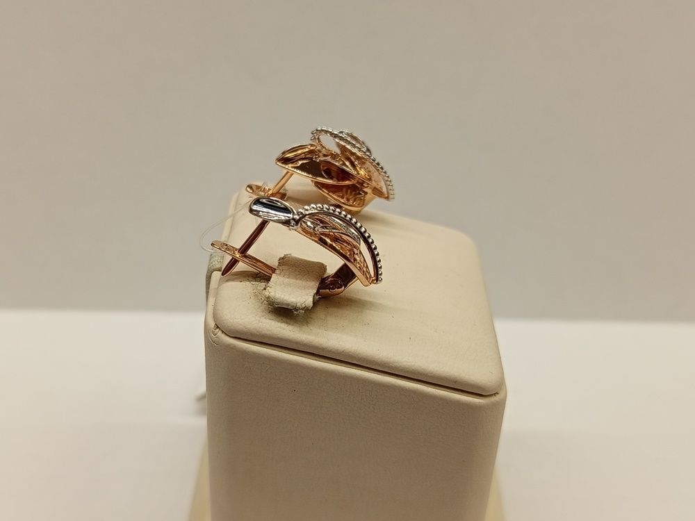 СЕРЬГИ БЕЗ КАМНЯ (Au 585)