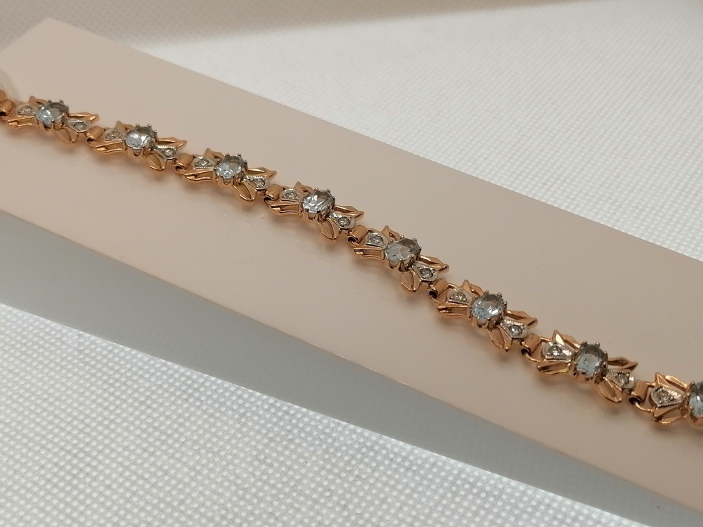 БРАСЛЕТ БРИЛЛИАНТ Au 585