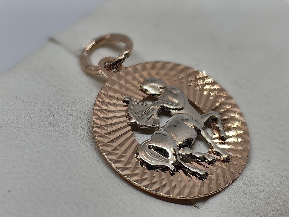 ПОДВЕСКА ЗНАК ЗОДИАКА СТРЕЛЕЦ (Au 585)