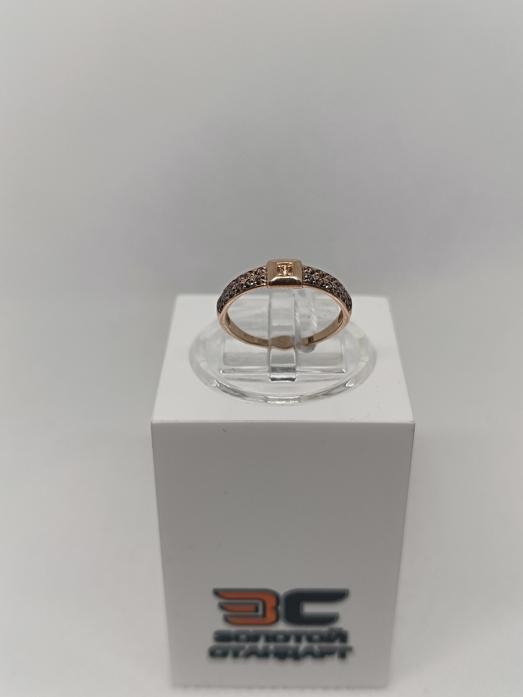 КОЛЬЦО С КАМНЯМИ (Au 585)