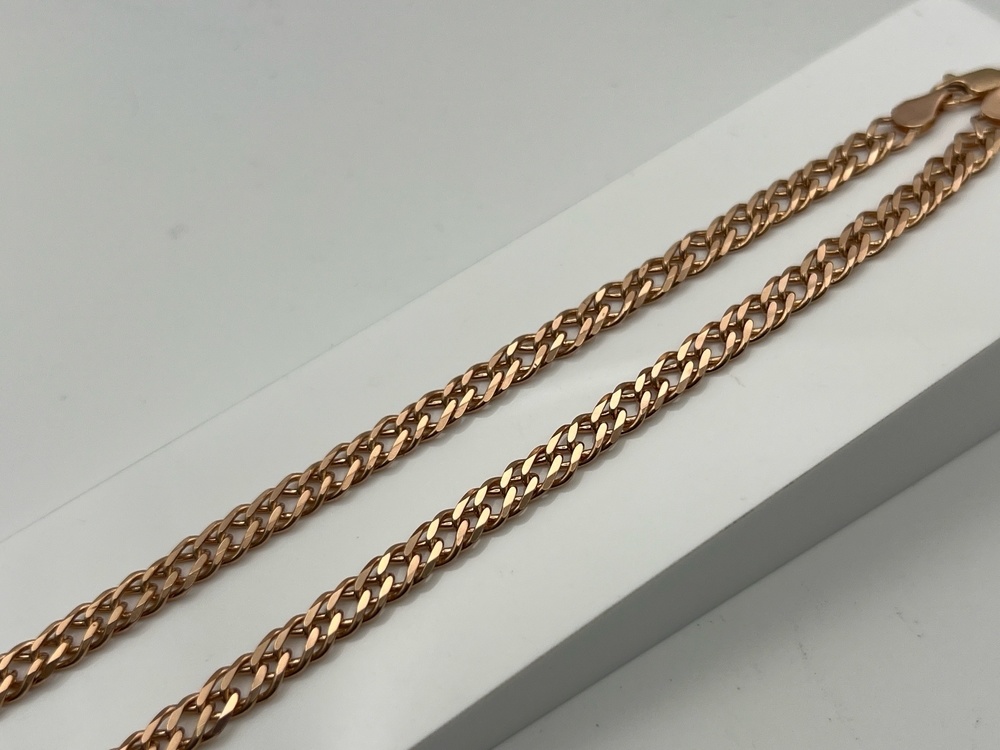 ЦЛР2585 ЦЕПЬ ПОЛНОВЕСНАЯ Ромб двойной (Au 585)