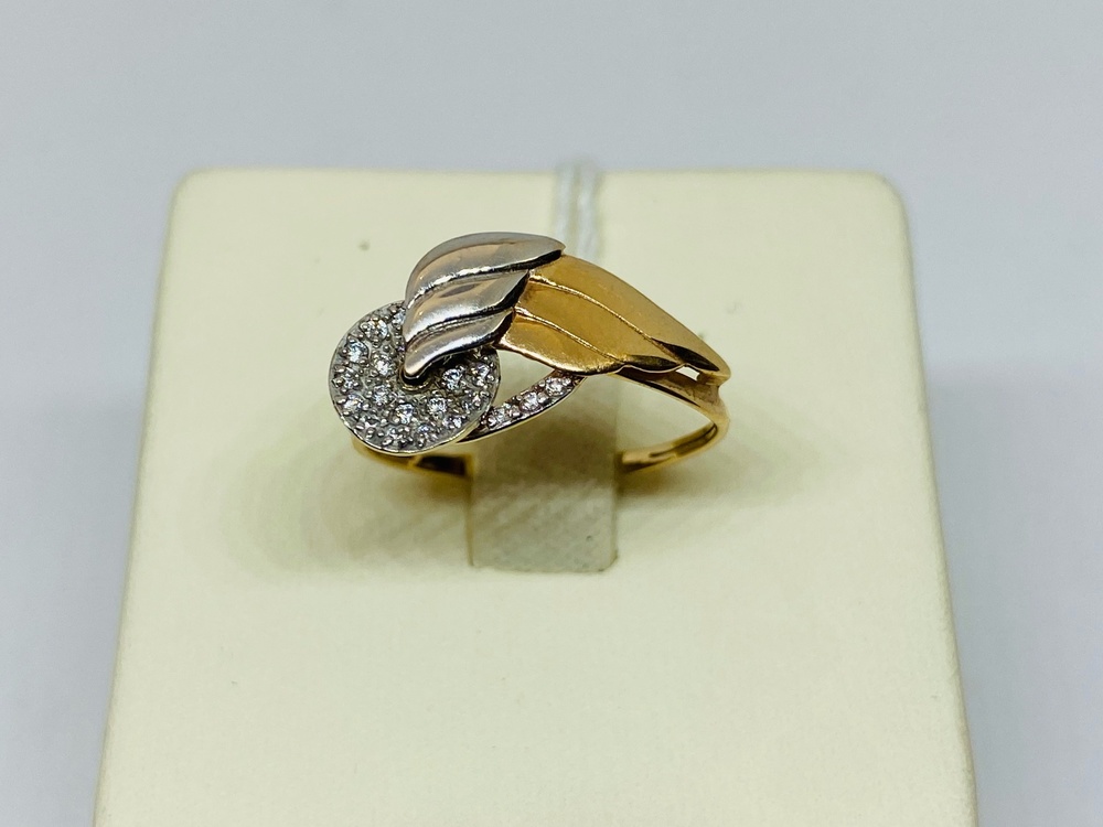 КОЛКМИ585 КОЛЬЦО С КАМНЯМИ (Au 585)