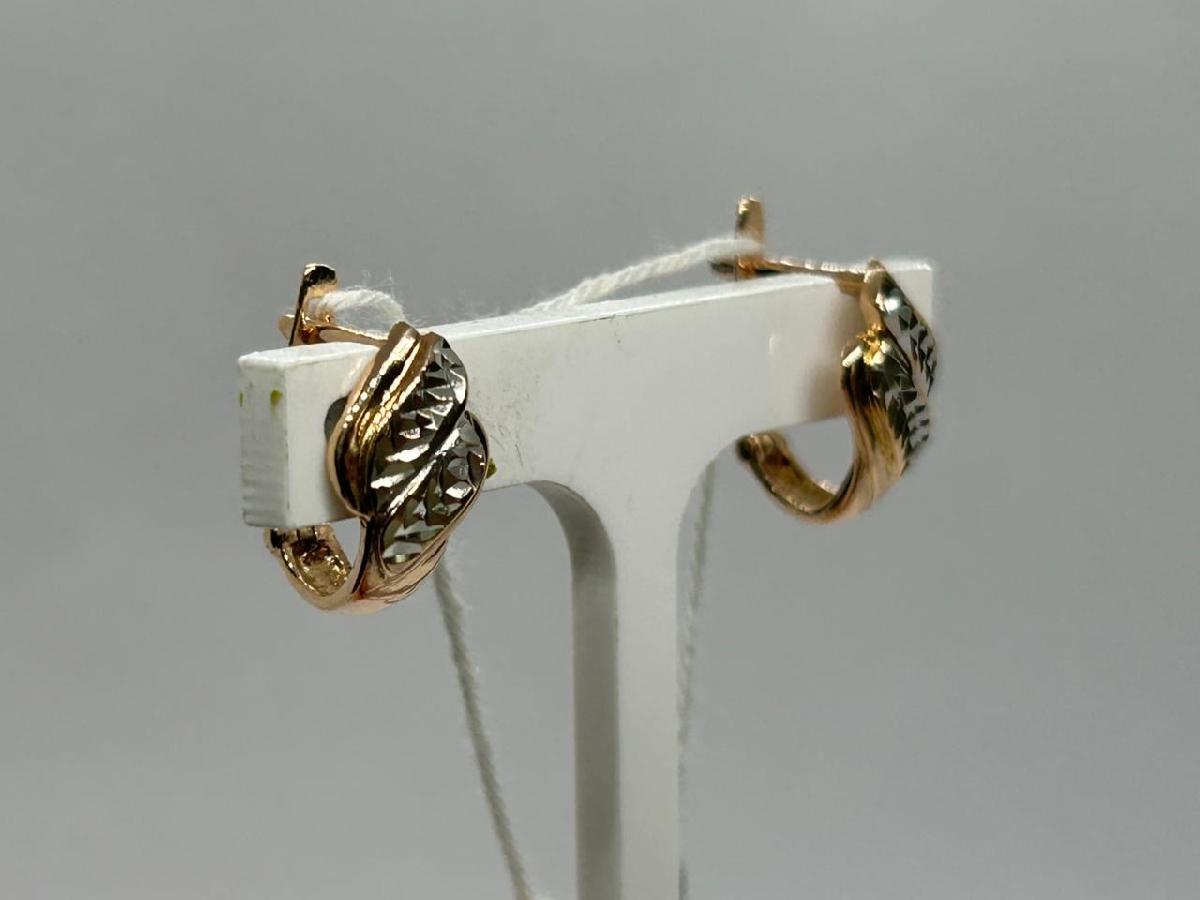 СЕРЬГИ БЕЗ КАМНЯ (Au 585)