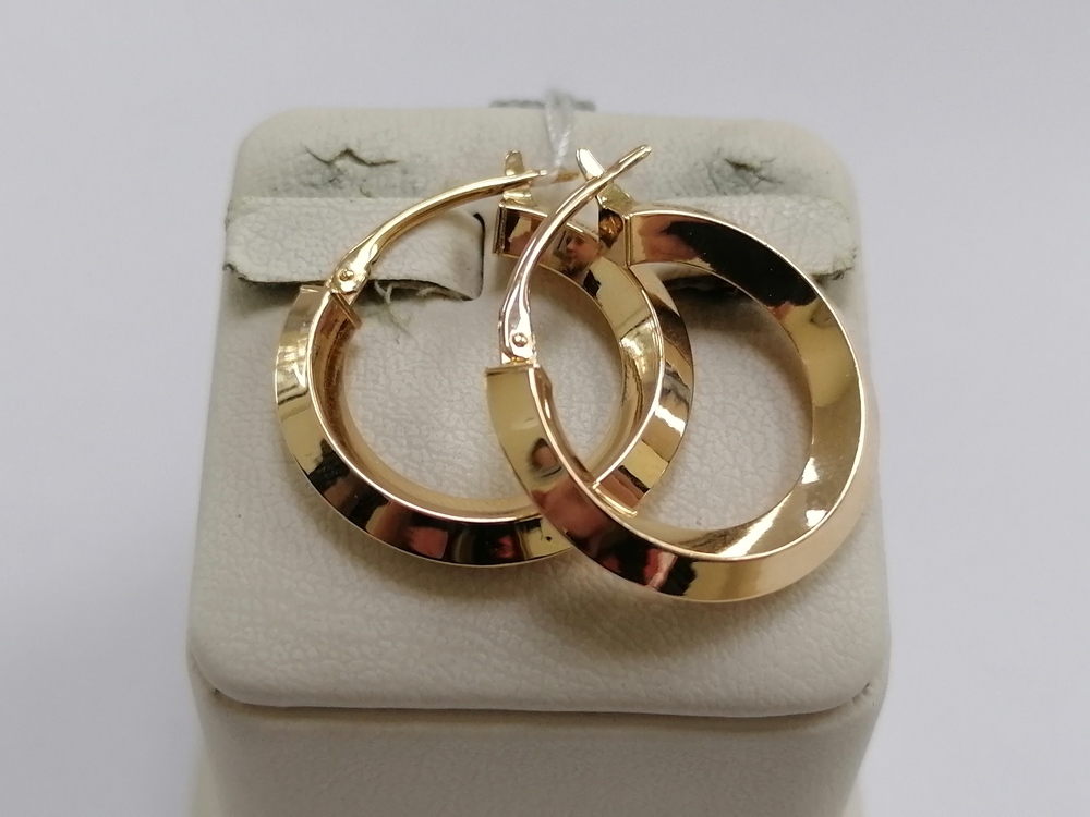 СЕРЬГИ БЕЗ КАМНЯ (Au 585)