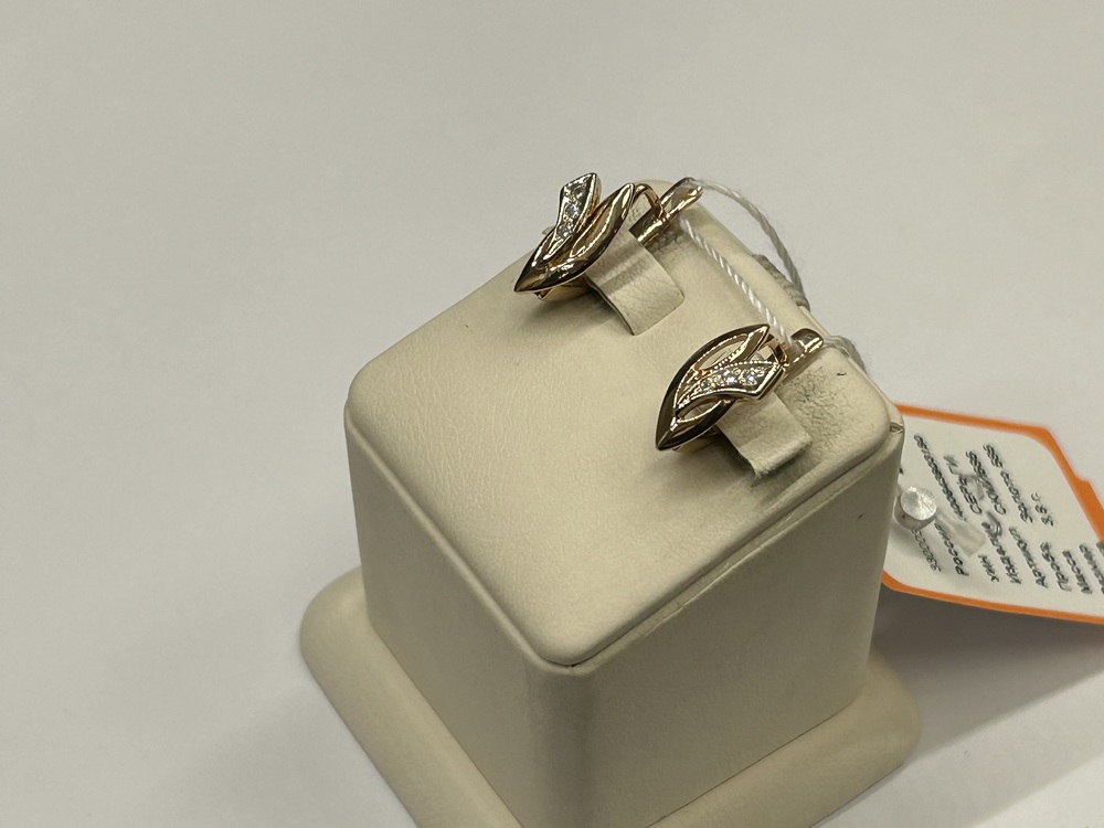 СЕРЬГИ С КАМНЯМИ (Au 585)