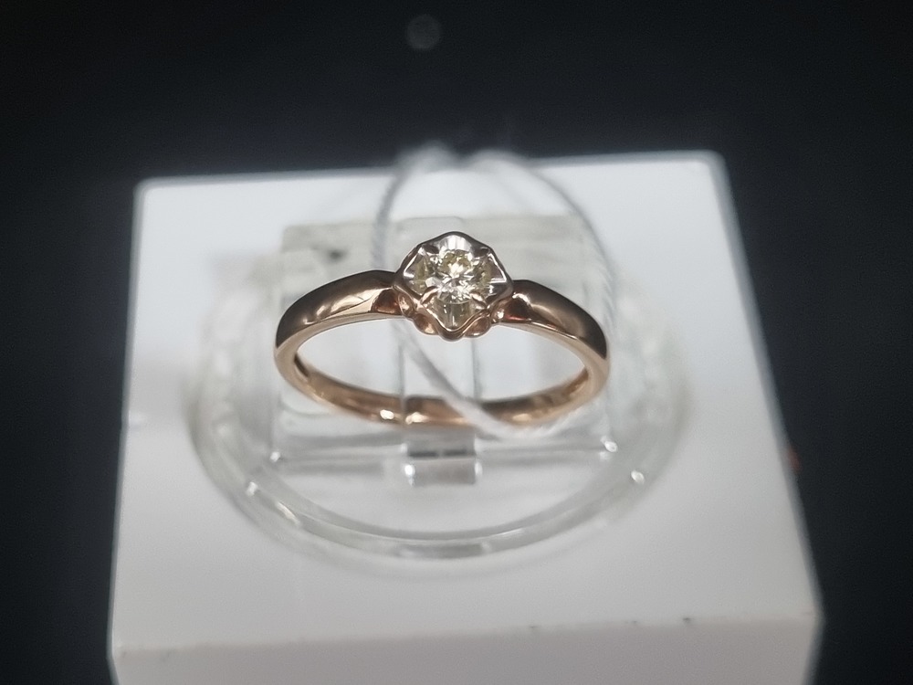 КОЛЬЦО БРИЛЛИАНТ Au 585