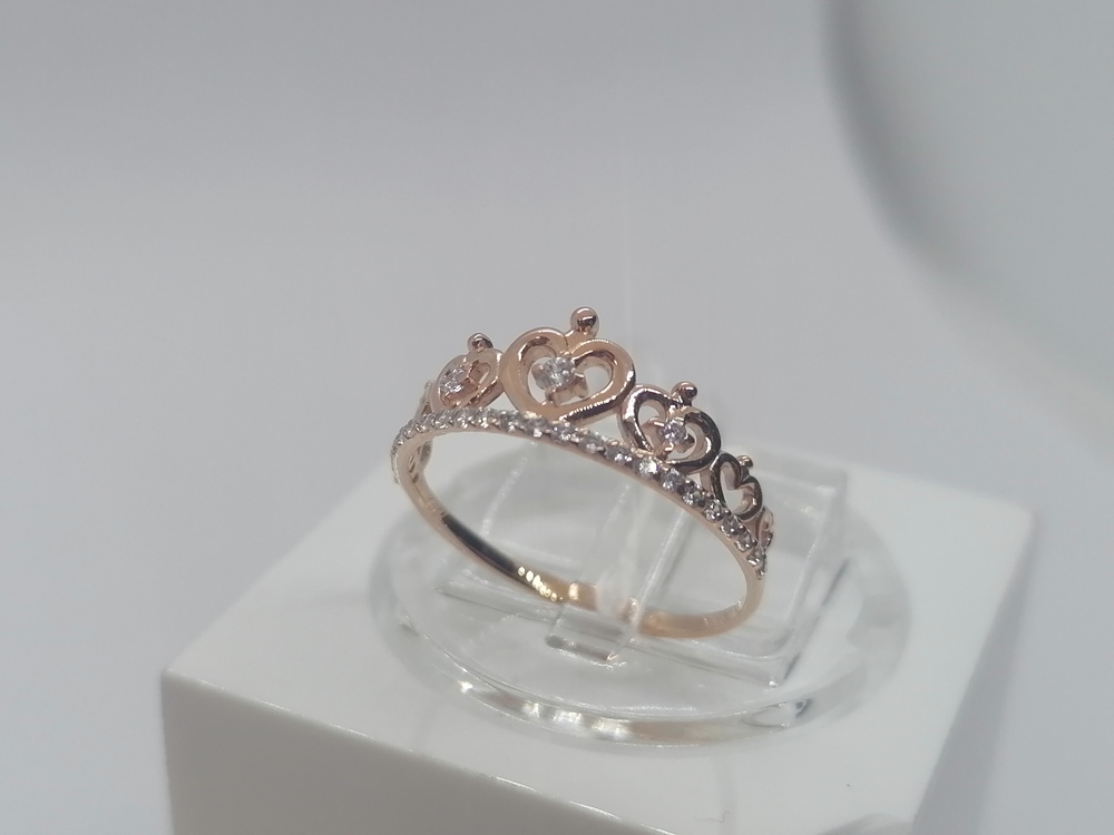 КОЛКМИ585 КОЛЬЦО С КАМНЯМИ (Au 585)