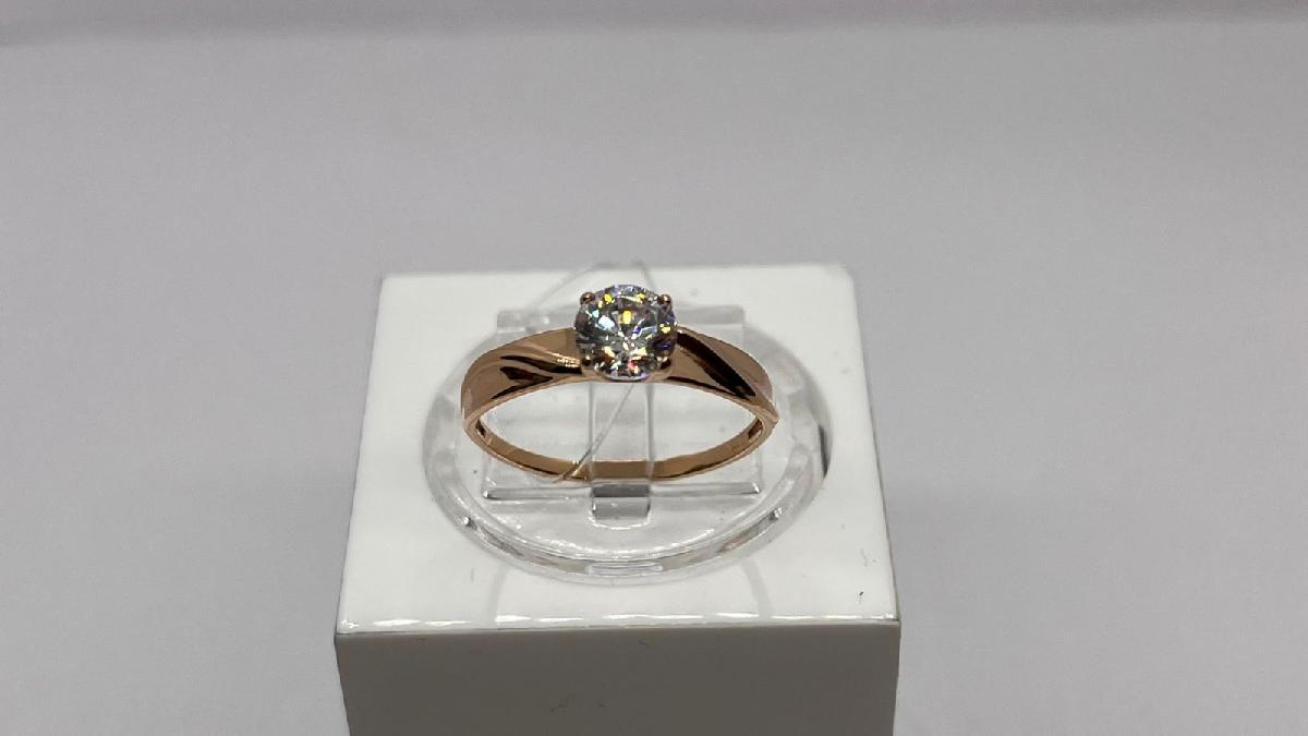 КОЛЬЦО С КАМНЕМ (Au 585)