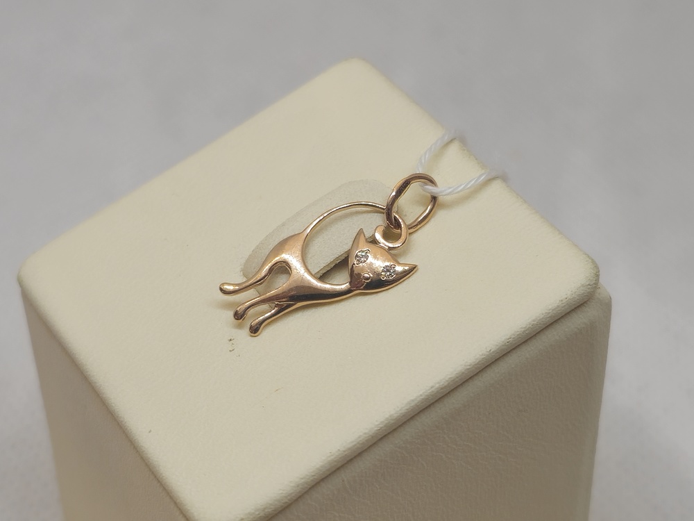 ПОДКМИ585 ПОДВЕСКА С КАМНЯМИ (Au 585)