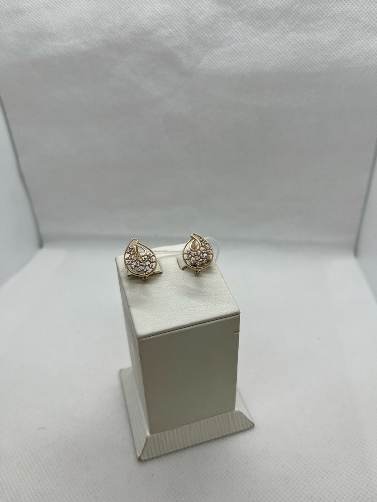 СКМИ585 СЕРЬГИ С КАМНЯМИ (Au 585)