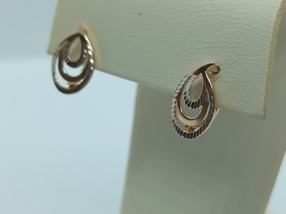 СЕРЬГИ БЕЗ КАМНЯ (Au 585)