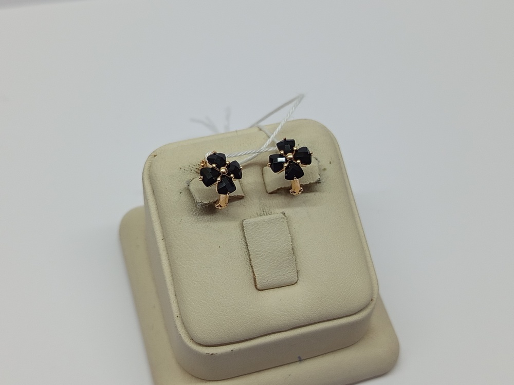 СКМИ585 СЕРЬГИ С КАМНЯМИ (Au 585)