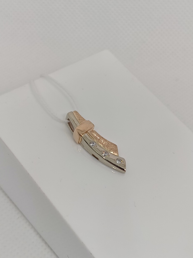 ПОДКМИ585 ПОДВЕСКА С КАМНЯМИ (Au 585)