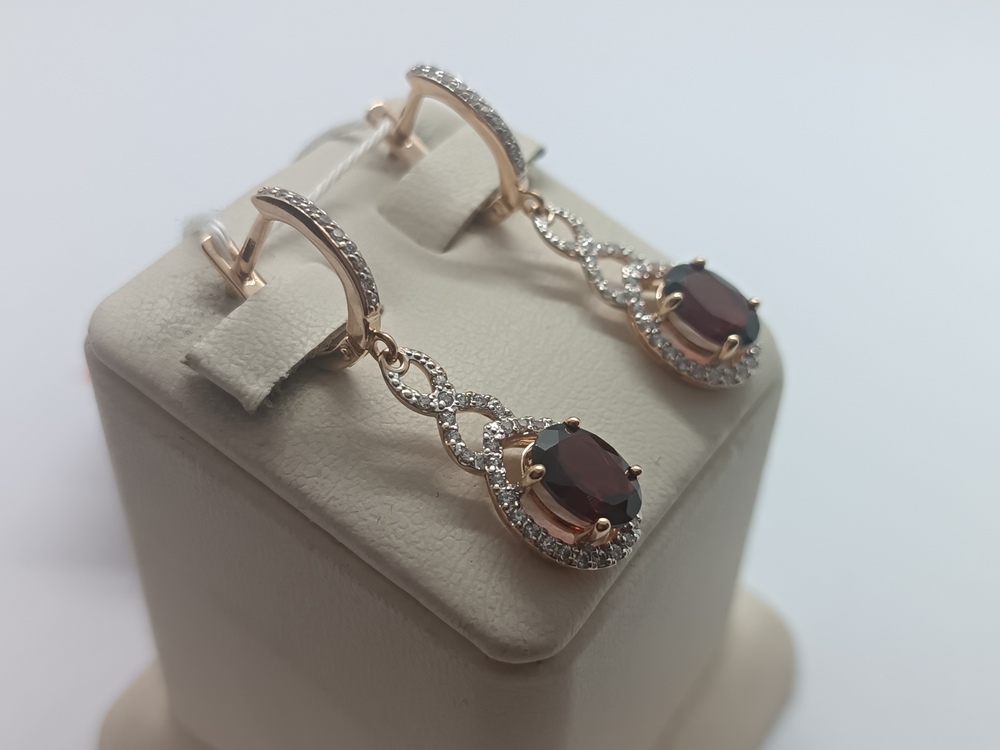 СКМИ585 СЕРЬГИ С КАМНЯМИ (Au 585) СКМИ585 СЕРЬГИ С КАМНЯМИ (Au 585)