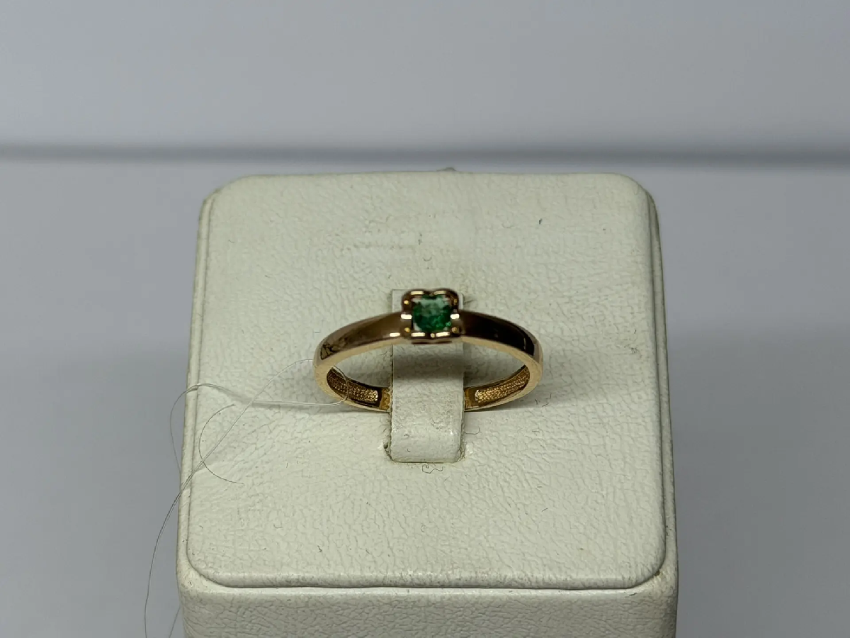 КОЛЬЦО ИЗУМРУД (Au 585)