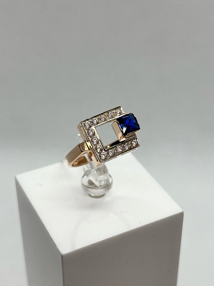 КОЛКМИ585 КОЛЬЦО С КАМНЯМИ (Au 585)