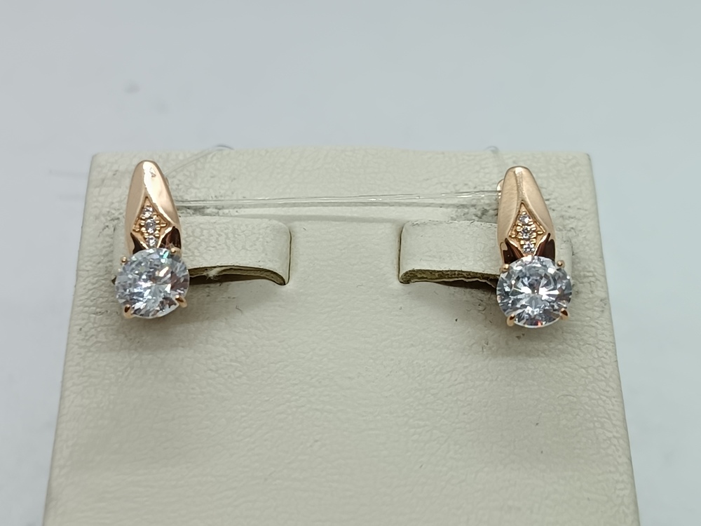 СЕРЬГИ С КАМНЯМИ (Au 585)