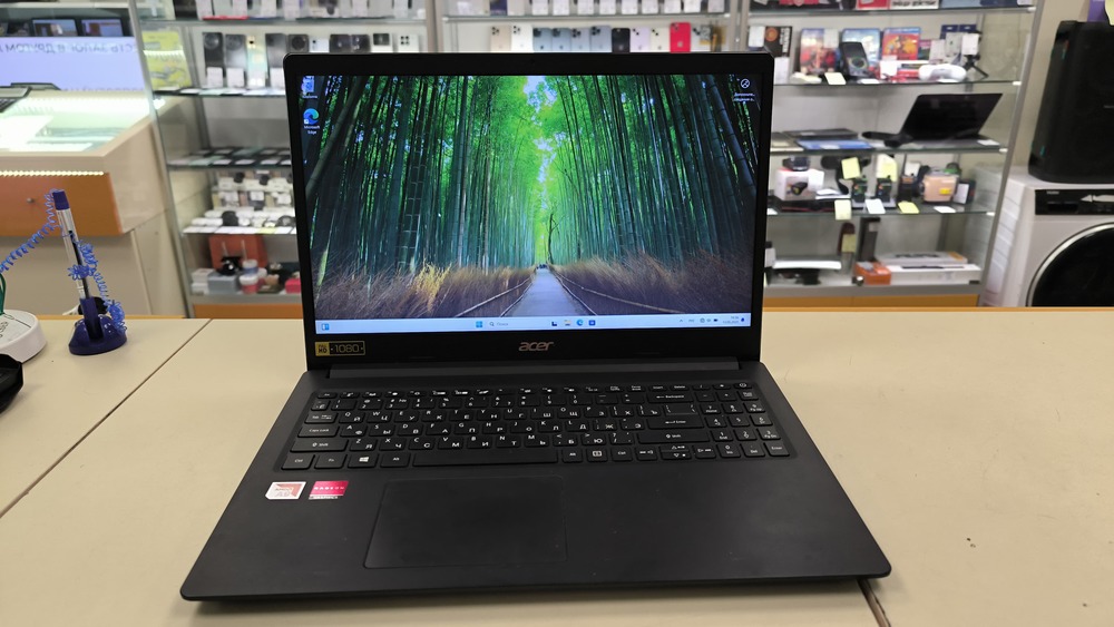 Ноутбук Acer Extensa 215-21; A9-9420e, AMD Radeon (TM) Graphics, 4 Гб, 120 Гб, Нет