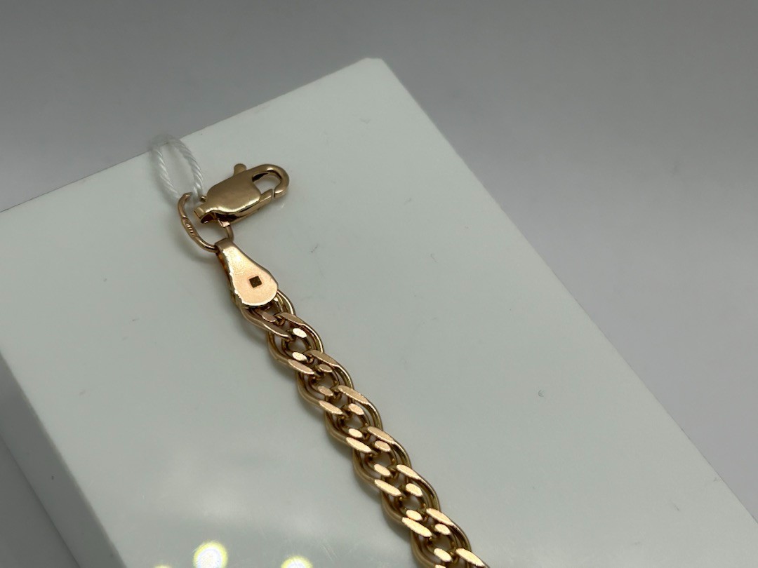 БРАСЛЕТ ПОЛНОВЕСНЫЙ Нона Au 585