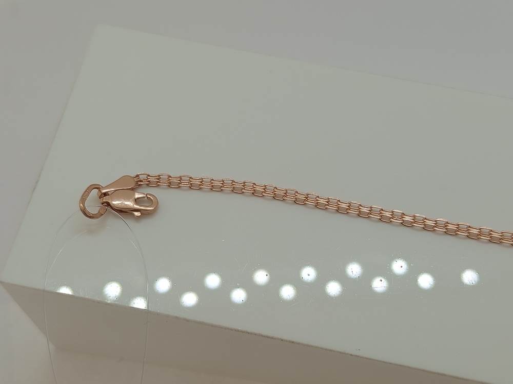 БРАСЛЕТ ПОЛНОВЕСНЫЙ Бисмарк машинный (Au 585)