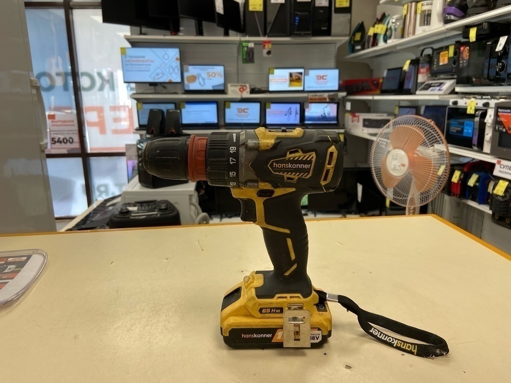 Шуруповерт HansKonner HCD1865BLC