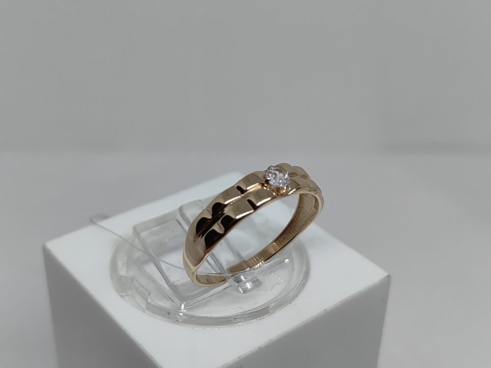 КОЛЬЦО С КАМНЕМ (Au 585)