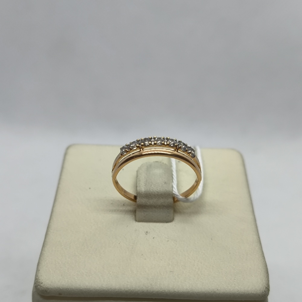 КОЛЬЦО С КАМНЯМИ (Au 585)