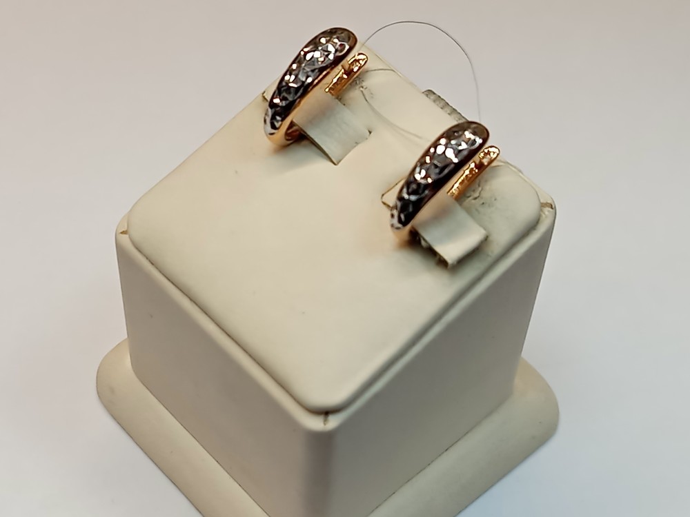 СЕРЬГИ БЕЗ КАМНЯ (Au 585)