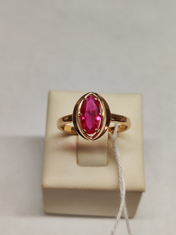 КОЛЬЦО С КАМНЕМ (Au 585)