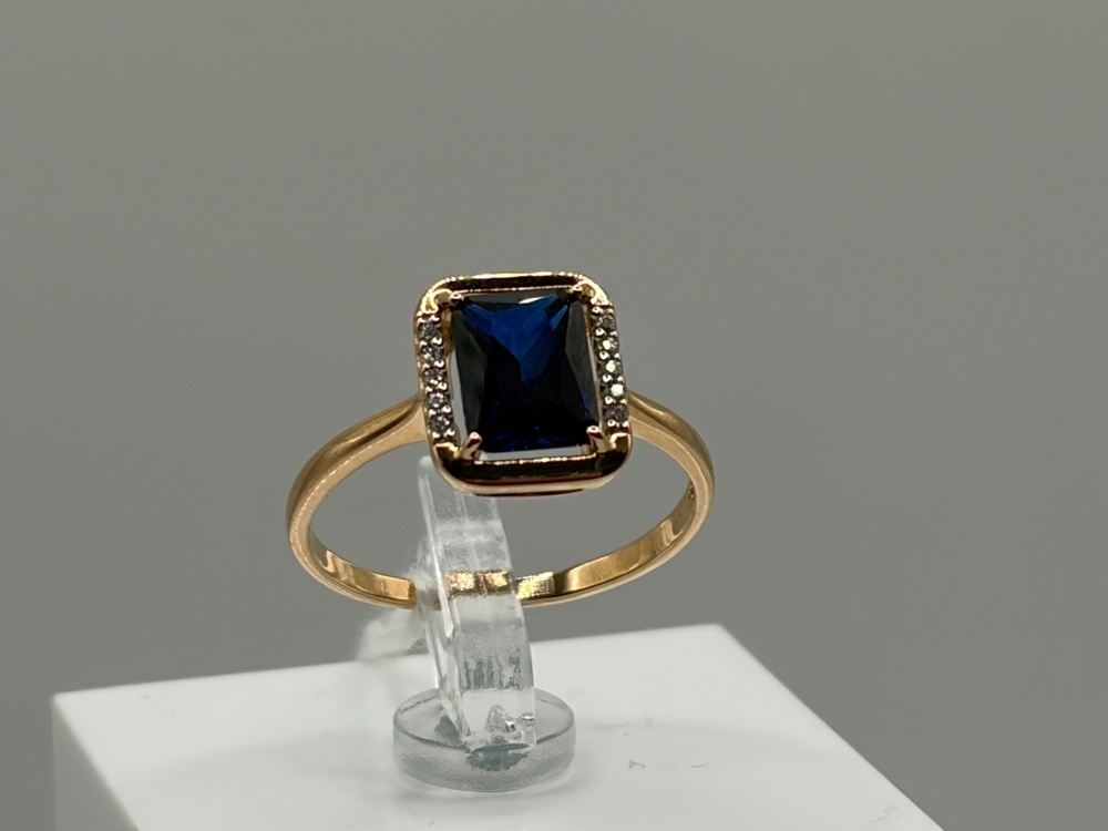 КОЛКМИ585 КОЛЬЦО С КАМНЯМИ (Au 585)