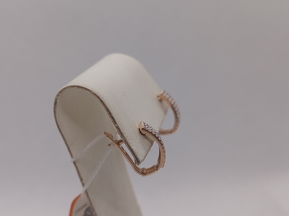 СКМИ585 СЕРЬГИ С КАМНЯМИ (Au 585)