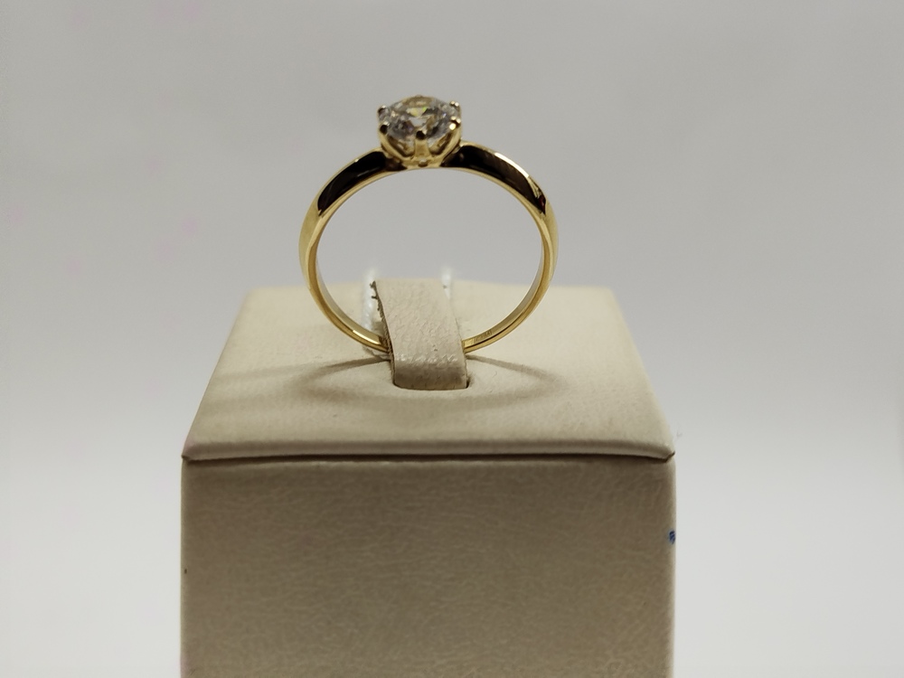 КОЛКМ585 КОЛЬЦО С КАМНЕМ (Au 585)