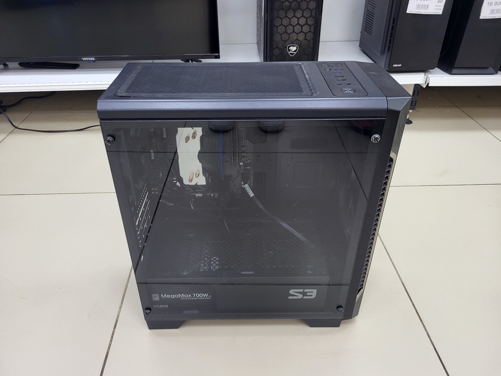 Системный блок ZALMAN; Ryzen 5 5600G, Нет, 16 Гб, 128 Гб, Нет