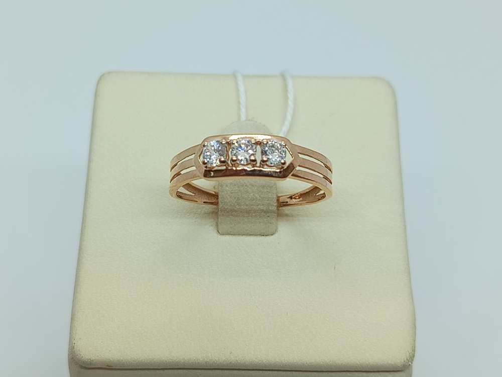 КОЛКМИ585 КОЛЬЦО С КАМНЯМИ (Au 585)
