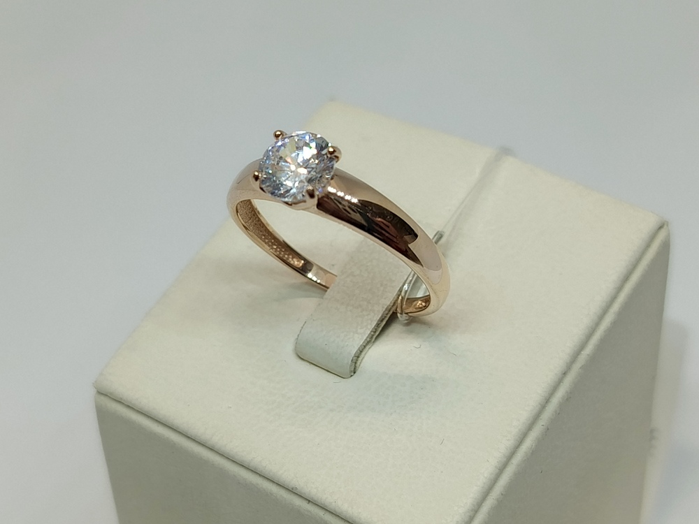 КОЛЬЦО С КАМНЕМ (Au 585)