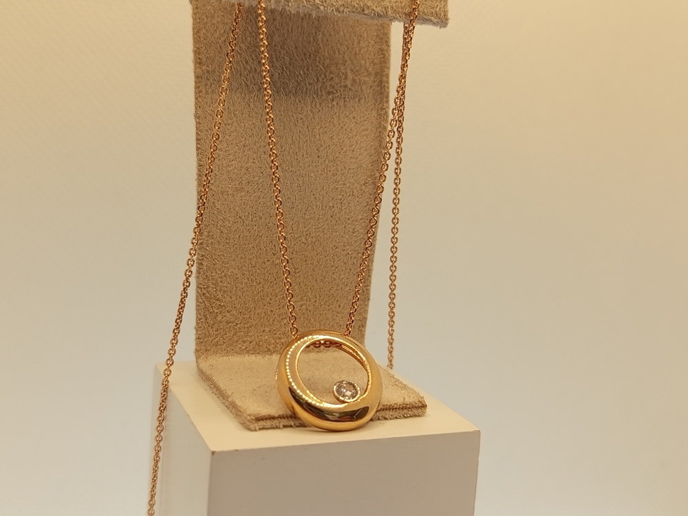 872305 КОЛЬЕ С КАМНЕМ (Au 585)