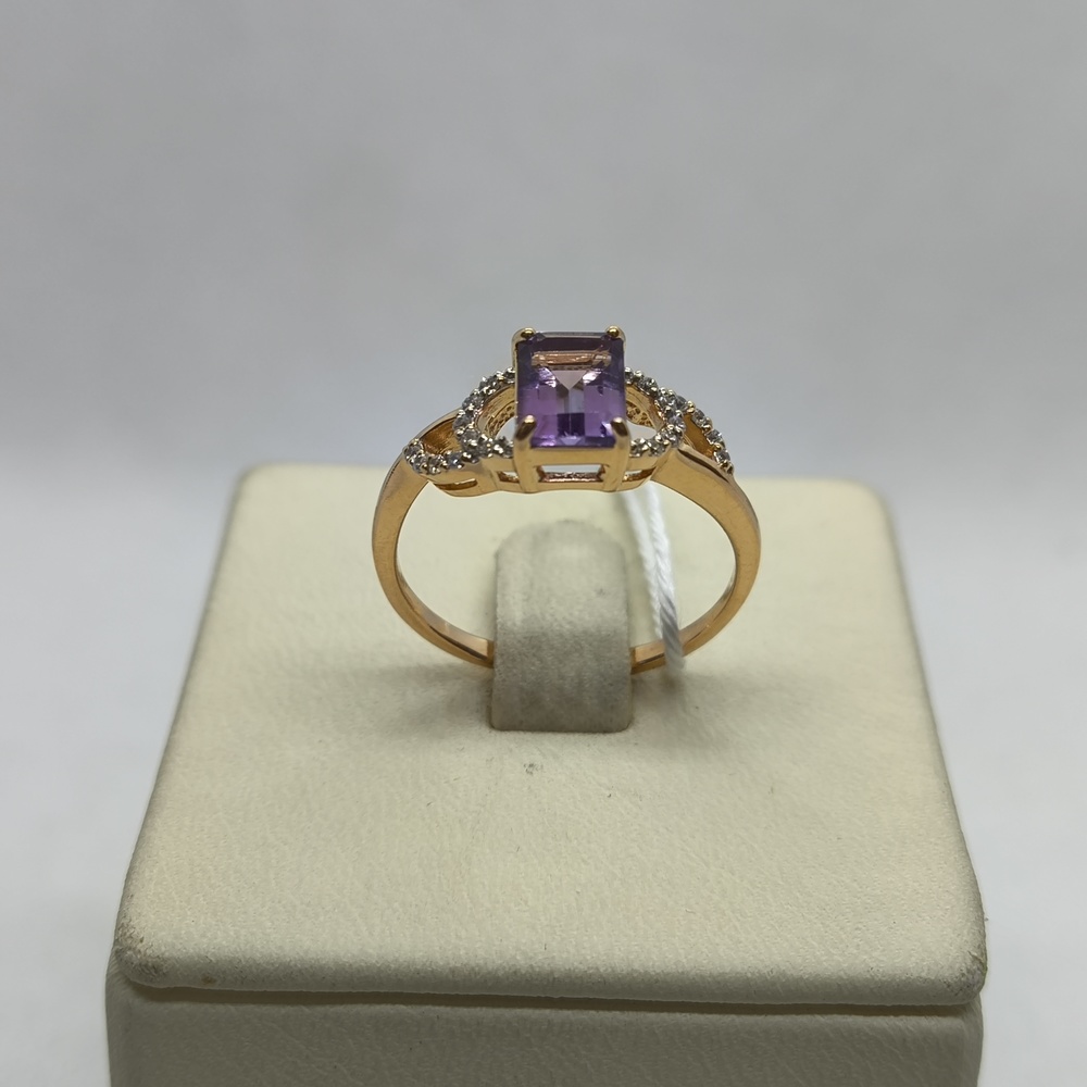 КОЛЬЦО С КАМНЯМИ (Au 585)