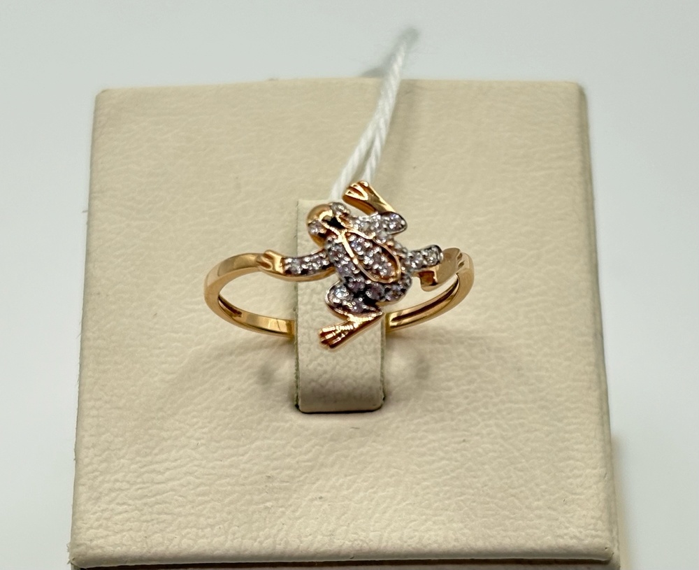 КОЛКМИ585 КОЛЬЦО С КАМНЯМИ (Au 585)