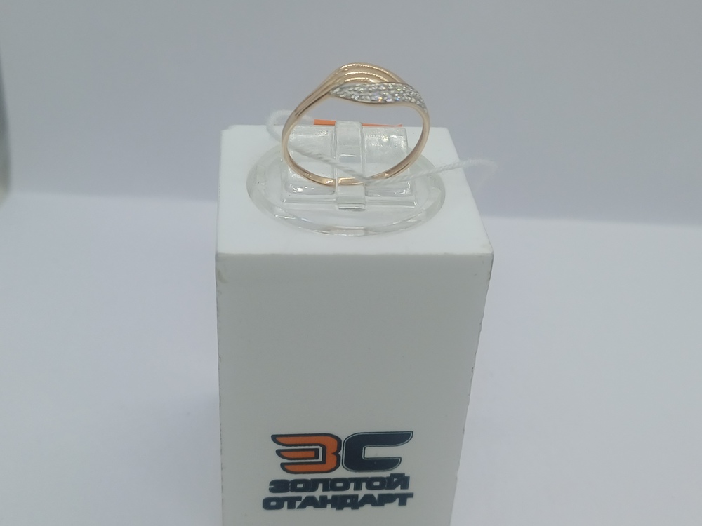 КОЛКМИ375 КОЛЬЦО С КАМНЯМИ (Au 375)