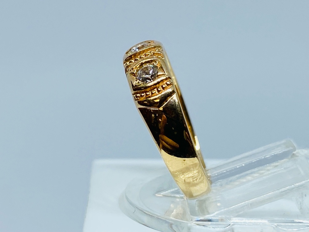 КОЛКМИ585 КОЛЬЦО С КАМНЯМИ (Au 585)