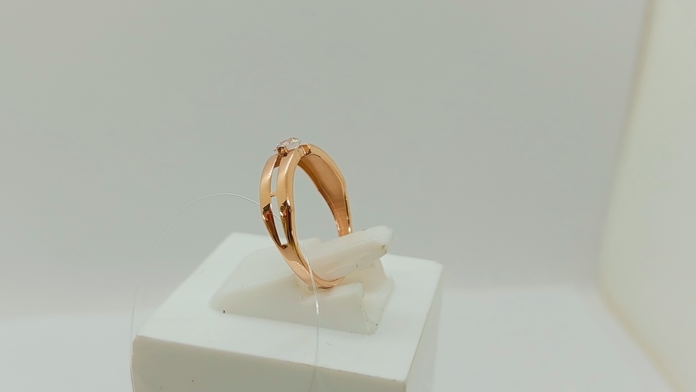 КОЛЬЦО С КАМНЕМ (Au 585)